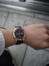 正品男士手表高档休闲石英表简约气质男表皮带高颜值罗马时尚腕表 黑色运动款 实拍图
