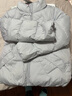 百图betu女装秋冬新款羽绒服轻薄短款时尚立领长袖羽绒服2309T07 蓝色 L 实拍图