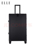 ELLE法国品牌26英寸行李箱黑色时尚拉杆箱密码箱万向轮TSA旅行箱 实拍图