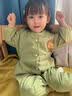 G.duck小黄鸭宝宝连体爬爬服婴儿户外防脏围衣儿童防水罩衣外出拖地爬行 芥末绿  扣子款 86cm 90cm 建议身高78- 实拍图
