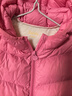 笛莎（DEESHA）童装女童2025秋冬短款三防轻薄羽绒服外套 樱桃红 140 实拍图
