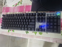 狼蛛（AULA）F2088 机械键盘 有线键盘 游戏键盘 104键背光键盘 宏编程 电脑键盘 黑色 黑轴 精英版 实拍图