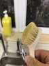 拜杰榉木长柄洗锅刷小刷子去污清洁锅刷洗碗刷水槽灶台 2只装 BJX-02 实拍图