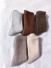 北极绒5双装羊毛袜子女秋冬季加绒加厚保暖雪地美利奴羊绒中长筒棉袜 实拍图