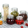 【爆款】密封罐玻璃瓶带盖家用食品腌制瓶子泡菜柠檬百香果蜂蜜罐 1000ml三只装（送勺子） 实拍图
