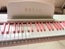 贝琪（Betsy）B351电钢琴88键重锤成人儿童电子钢琴家用练习初学者专业考级钢琴 B350-标准88键牛奶白粉键+圆腿支架 实拍图