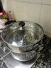 苏泊尔SUPOR好帮手304不锈钢双层复底28cm蒸锅燃气电磁炉通用蒸笼SZ28B5 实拍图