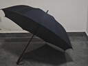天堂 防风雨伞长柄 雨伞半自动男士商务伞超大伞面 黑色 实拍图