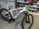 喜德盛山地自行车黑客380避震前叉21速禧玛诺变速X6铝合金车架通勤代步 白/黑色（26款） 17寸（建议身高165-180） 实拍图