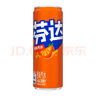 可口可乐（Coca-Cola）芬达Fanta 橙味汽水摩登罐碳酸饮料330ml*24罐 包装随机发 实拍图