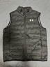 安德玛男羽绒服马甲秋冬季白鸭绒外套立领坎肩背心保暖防风轻薄款时尚潮 黑色 XL 135-150斤 实拍图