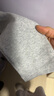 优衣库女装罗纹亨利领T恤/长袖修身短款内搭打底25新款479591 02 浅灰色 L /160/88A 实拍图
