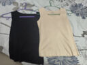 俞兆林2件装无痕保暖背心女加绒薄款吊带内搭打底无袖打底衫马甲内衣 实拍图