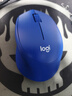 罗技（Logitech）M330 静音鼠标 无线鼠标 办公鼠标 右手鼠标 蓝色 带无线2.4G接收器 实拍图