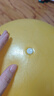 费雪（Fisher-Price）儿童玩具球宝宝小皮球拍拍球38cm(黄色含打气筒)生日礼物礼品 实拍图