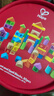 Hape【欧盟品质】木质积木大颗粒防吞咽数字启蒙益智玩具儿童礼物 80粒桶装字母数字积木 高密度山毛榉 1-3Y 实拍图