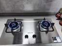 万和（Vanward）【蓝莲花B9】液化气燃气灶4.8kW不锈钢猛火烟灶联动家电国家补贴20%嵌入式家用煤气双炉具台B9B50 实拍图