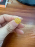 周六福黄金戒指女5G足金爆闪拉丝方糖手饰送女友礼物 计价 闪爆方糖 13号-2.65g 晒单实拍图