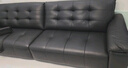 全友家居复古轻奢风头层牛皮沙发客厅家用大黑牛真皮艺一字直排式沙发 晒单实拍图