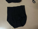 高腰无痕舒适收腹裤蚕丝底裆轻塑裤塑身提臀内裤女 黑色 M 【推荐80-100斤】 实拍图