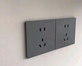 公牛开关插座面板全屋套装G12灰色五孔一开墙壁暗装超薄墙面官方旗舰 16A空调带开关 实拍图