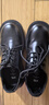 马登德比鞋厚底增高鞋子男女休闲皮鞋真皮英伦风大头高帮百搭马丁靴 亮面黑 （偏大一码&5cm增高/百搭）80%用户选择 39 男码 实拍图