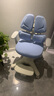 护童（Totguard）儿童学习椅可调节升降学生正姿四背坐姿椅 G985_奇思蓝 带脚踏 实拍图