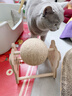HELLOJOY逗猫咪玩具自嗨解闷猫抓板幼猫爪板小猫抓球耐抓不掉屑耐磨猫爬架 实拍图