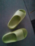 朴西新款EVA踩屎感厚底拖鞋女士居家室内情侣拖鞋男 薄荷绿 37-38 实拍图