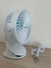 志高（CHIGO）USB小风扇/电风扇桌面/小电扇/小型台扇办公室宿舍床头车载用厨房壁挂式迷你便携充电式台夹扇 爆款【USB插电款-2档-台/夹/挂】 实拍图