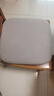 记忆棉坐垫椅子椅垫办公室久坐学生教室屁股垫板凳子餐椅座垫座椅 灰色【绒布】防滑绑带可拆卸布套 45*45*4cm（大号） 实拍图