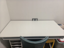 黑白调儿童A2学习桌书桌儿童桌椅实木升降桌子写字桌电脑桌进口橡胶木1.4m 实拍图