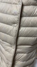 雪中飞经典新款基础舒适轻薄羽绒便捷短款保暖羽绒小马甲轻盈便携舒适 浅亚麻|7100-女 M 165/88A 实拍图
