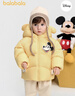 巴拉巴拉童装婴儿羽绒服宝宝连体衣新生儿2025冬加厚哈衣爬服208425120204 实拍图