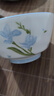 【摩登主妇同源】蓝百合碗盘餐具家用米饭碗盘子菜盘汤碗面碗鱼盘 4.5英寸高脚碗 实拍图