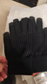 匹克冬季保暖手套防寒针织毛线手套户外骑行电动车防滑可触屏棉手套黑 实拍图