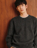 森马（Semir）毛衫男冬假两件针织衫打底内搭2025花纱线衣圆领毛衣10A725107102 实拍图