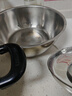 欧乐多（Olodo）抗菌316不锈钢盆加厚和面盆汤盆家用饭盆厨房盆洗菜盆水果盆水盆 316抗菌盆36cm【镜面亮光】 实拍图