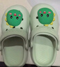 牧童儿童拖鞋夏男宝宝洞洞鞋软底女童卡通洗澡婴幼儿家居鞋奶龙绿170 实拍图