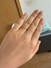 周大福素圈戒指足金首饰黄金戒指女生日(工费:120计价)EOF1 15号 足金 约1.95g 实拍图