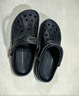 卡骆驰（CROCS）洞洞鞋贝雅男鞋女鞋轻便耐磨一脚蹬拖鞋休闲鞋|10126 黑色-001 43 (270mm) 实拍图
