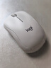 罗技（Logitech）M221 轻音鼠标 无线鼠标 办公鼠标 对称鼠标 带无线微型接收器 米白色 实拍图