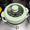 美的（Midea）电煮锅 泡面火锅宿舍小电锅 电蒸锅 多功能多用途电热锅 2.6L蒸煮一体XZE2066 配蒸笼【国家补贴】 实拍图
