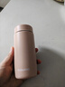 富光 保温杯小巧可爱便携少女316不锈钢迷你水杯简约保温瓶礼物送女友 蜜桃粉200ml+升级316L材质 实拍图