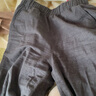优衣库女装法兰绒舒适长裤/全棉柔软宽松直筒休闲裤新款478849 02 浅灰色 XS 实拍图
