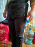 妄潮冬季羊羔绒裤子男加绒加厚防风防水保暖户外直筒羽绒棉裤大码卫裤 【重磅升级版】灰色平脚 加绒 3XL 建议体重145-155斤 实拍图