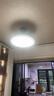 雷士（NVC）LED照明风扇灯吊扇灯餐厅卧室黑色简约灯具全光谱1级能效42寸 实拍图