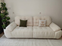 帕沙曼国货补贴云朵沙发布艺小户型客厅奶油风雪尼尔沙发多功能2630ZF 【常规款】2.46米多人位 雪尼尔TY74: 羽绒+硅胶棉+紫罗兰+竹炭海绵 实拍图