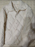 春秋季轻薄款女士新款小棉袄短款纯色翻领薄款外套棉衣女百搭棉服 米白 4XL 建议125-140斤 实拍图