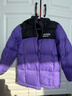 雪中飞童装儿童羽绒服2025新款男童女童中大童拼接面包羽绒服冬季外套 青莲紫 120 实拍图
